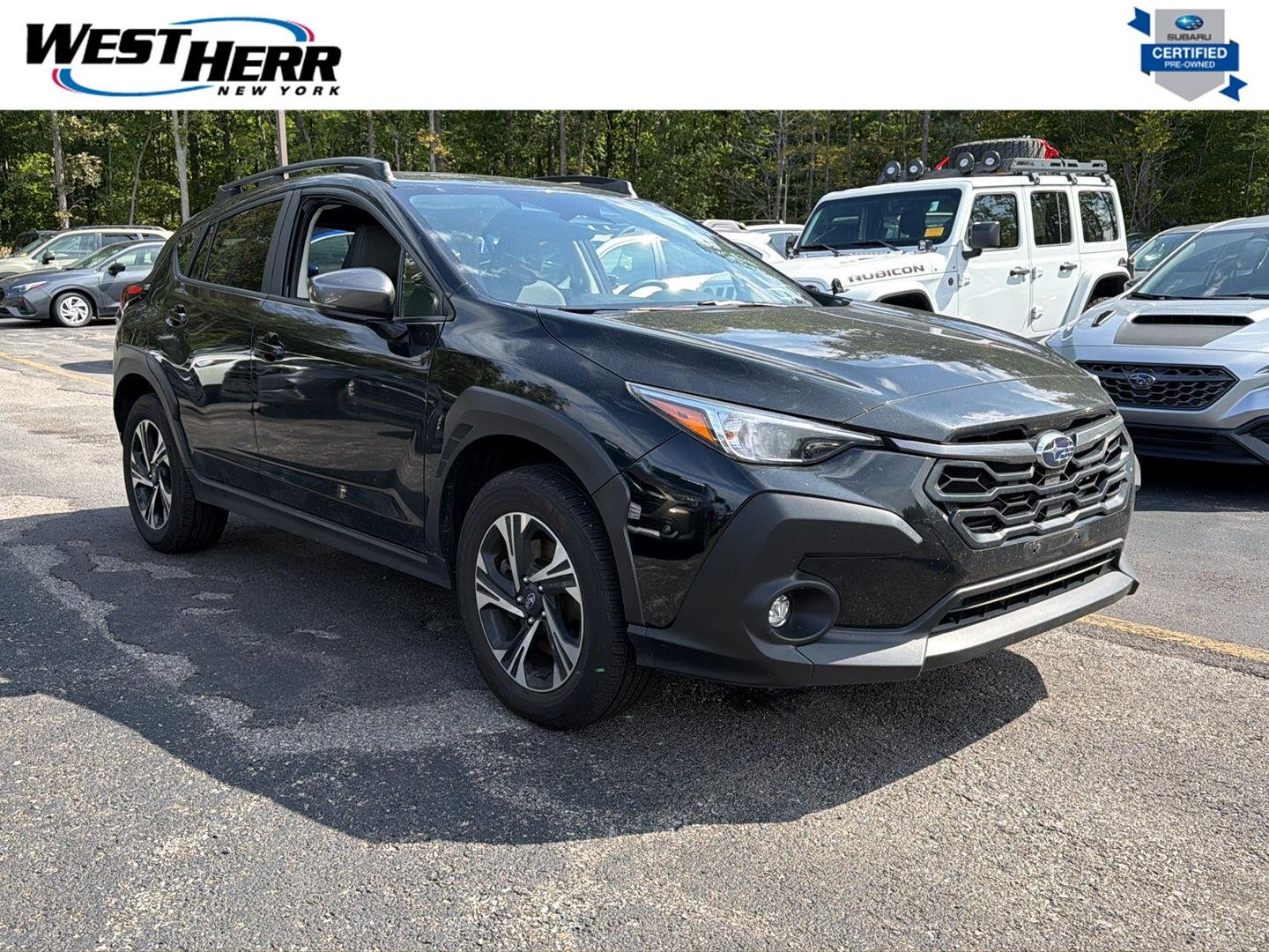Certified Used 2024 Crystal Black Silica Subaru Premium image 1