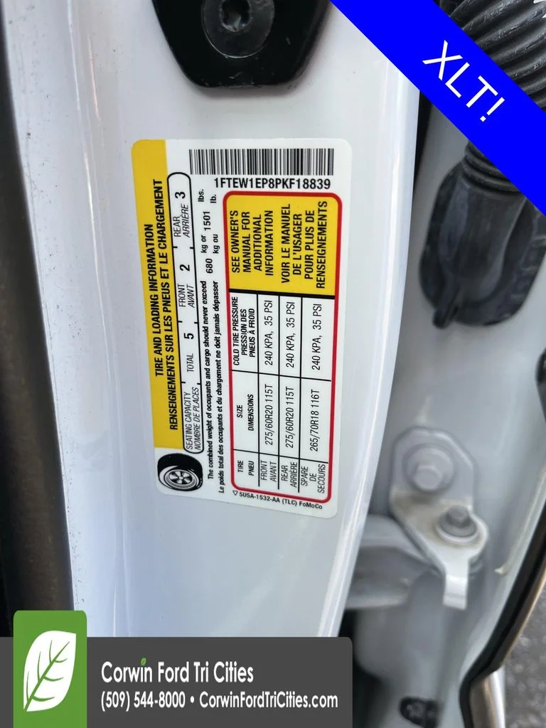 Used 2023 Oxford White Ford XLT image 14