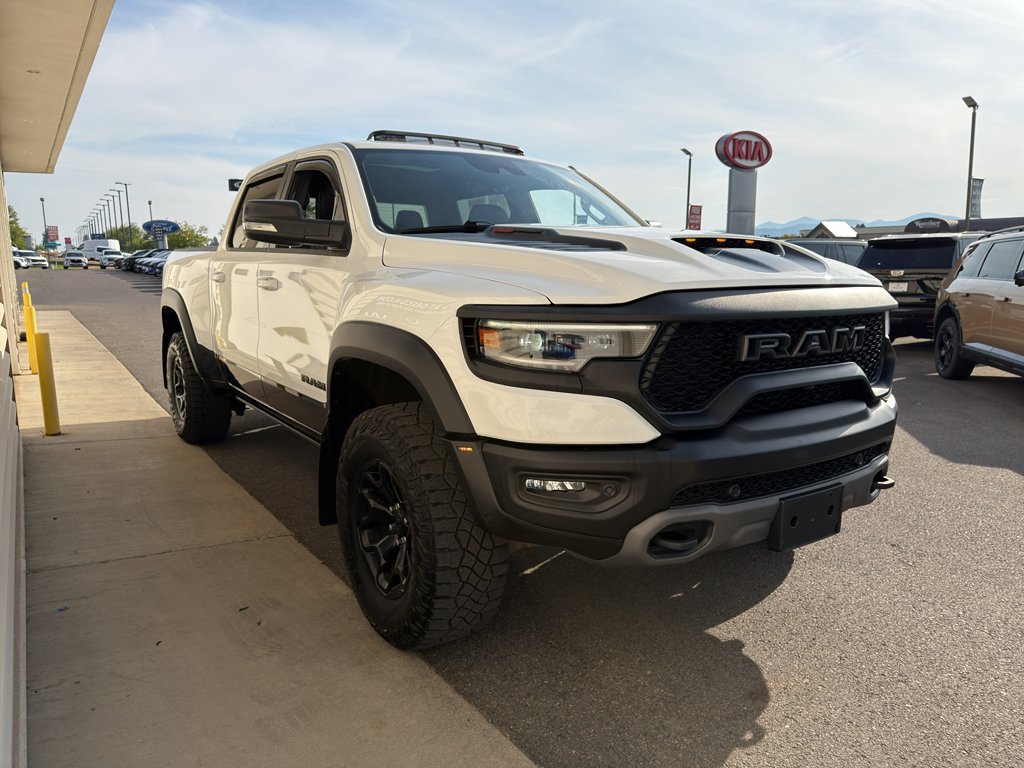 Used 2022 Bright White Clearcoat Ram TRX image 3