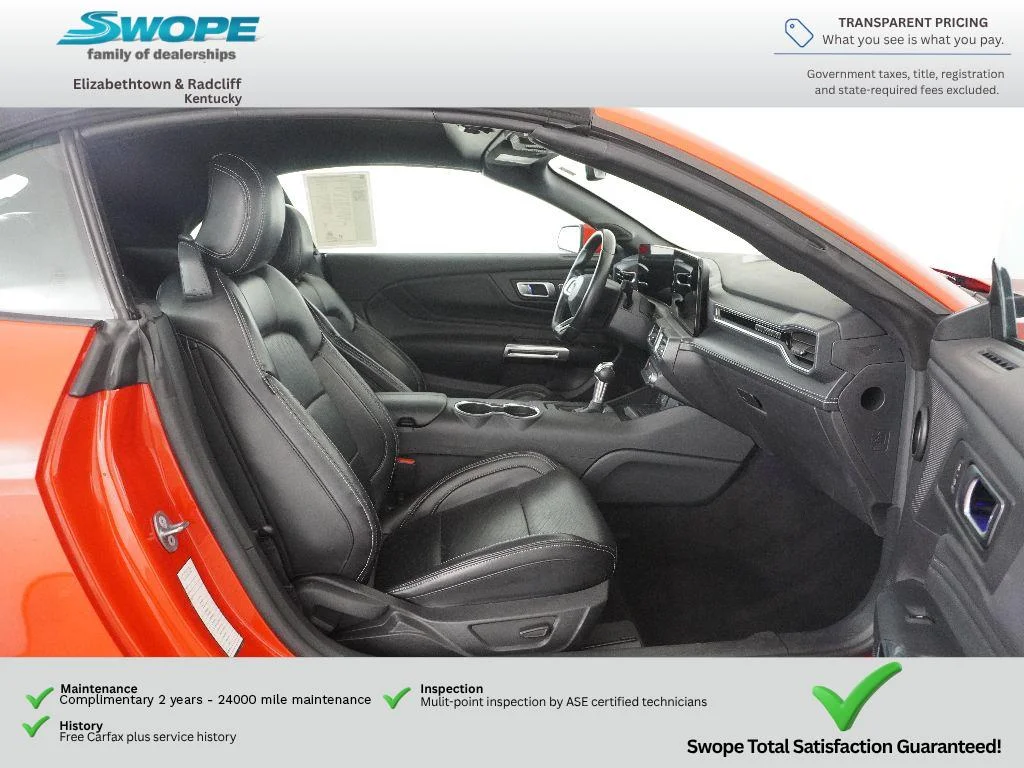 Used 2024 Race Red Ford EcoBoost Premium image 10