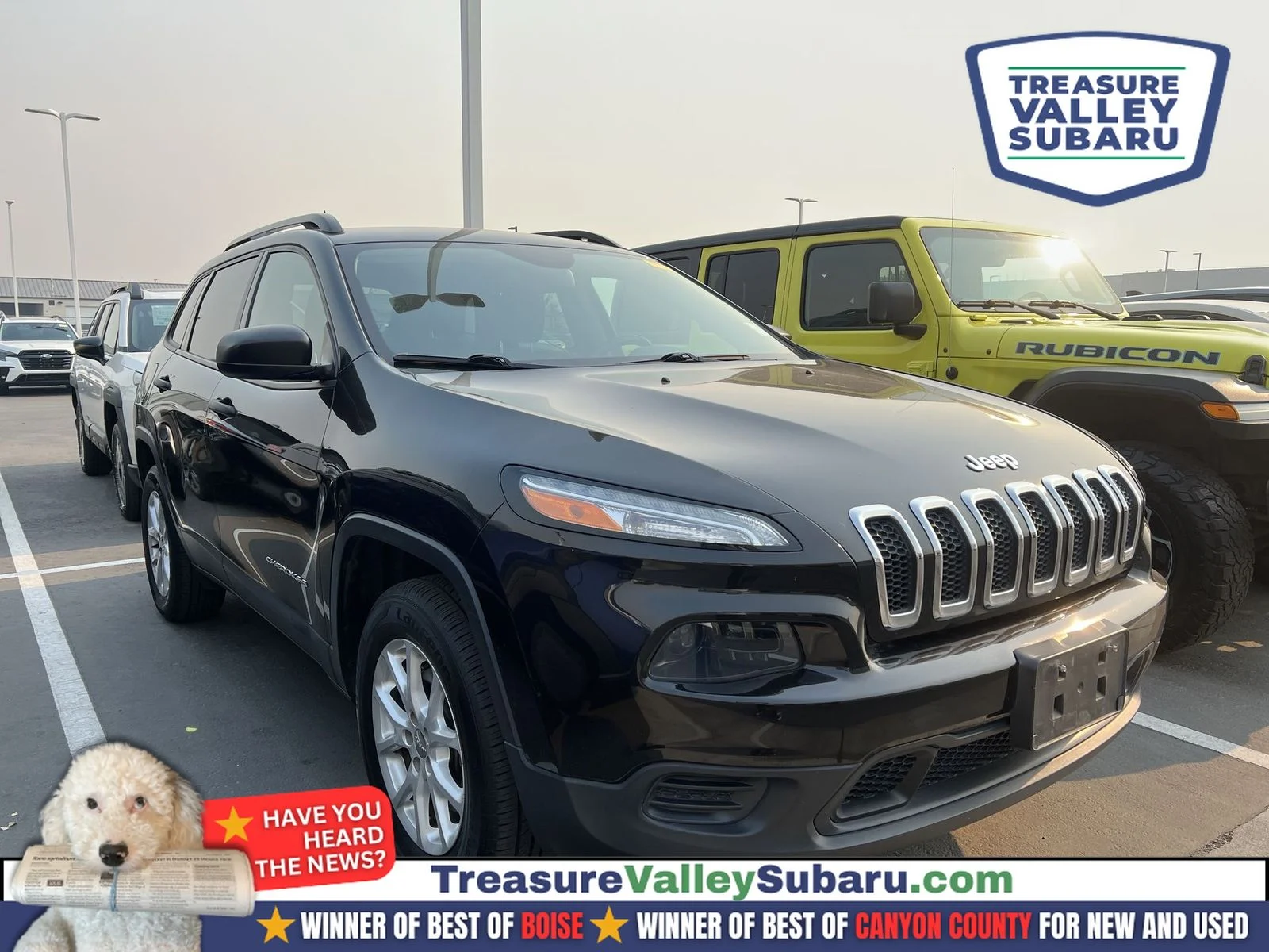 Used 2016 Black Jeep Sport image 1