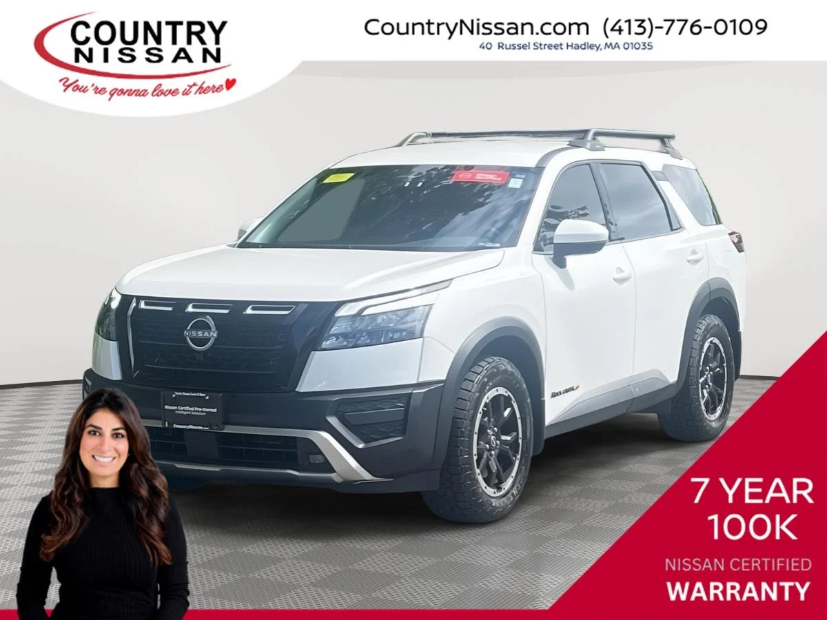 Used 2025 Glacier White Nissan Rock Creek image 1
