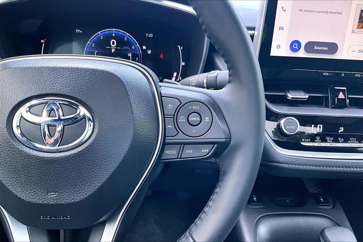 Used 2025 Classic Silver Metallic Toyota XSE image 25