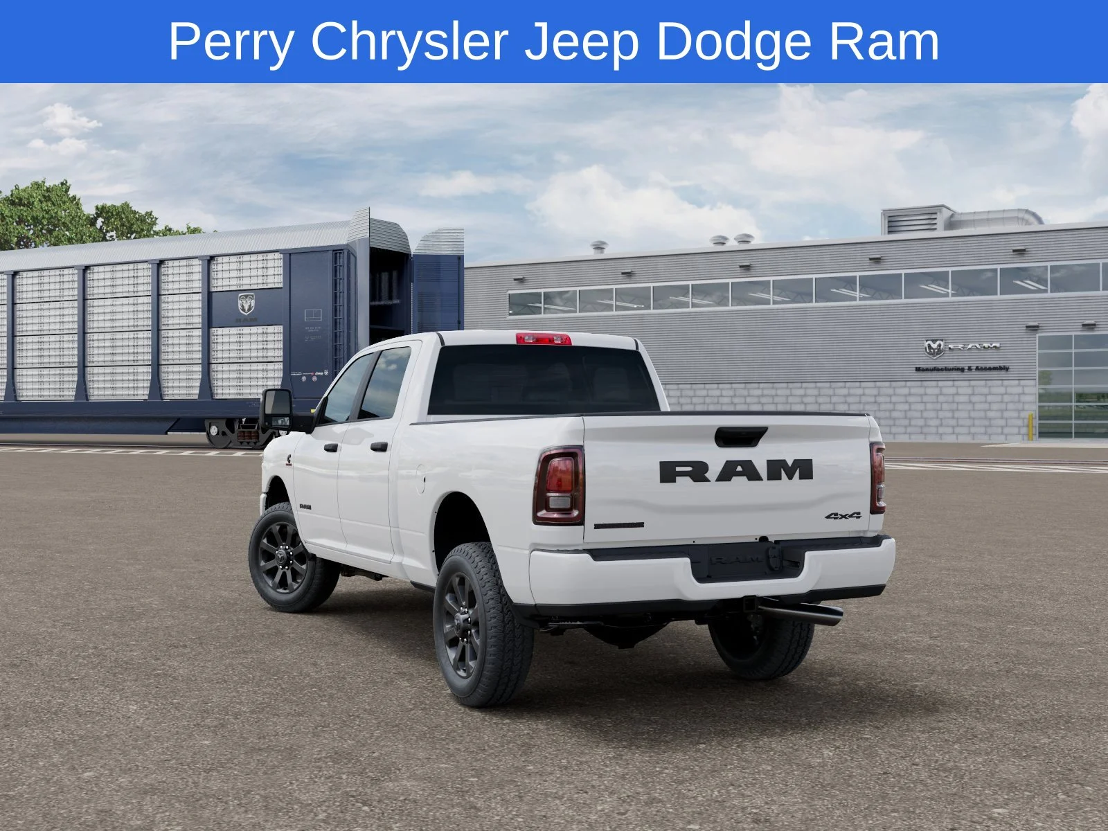 New 2027 Bright White Clear-Coat Exterior Paint RAM Big Horn image 4