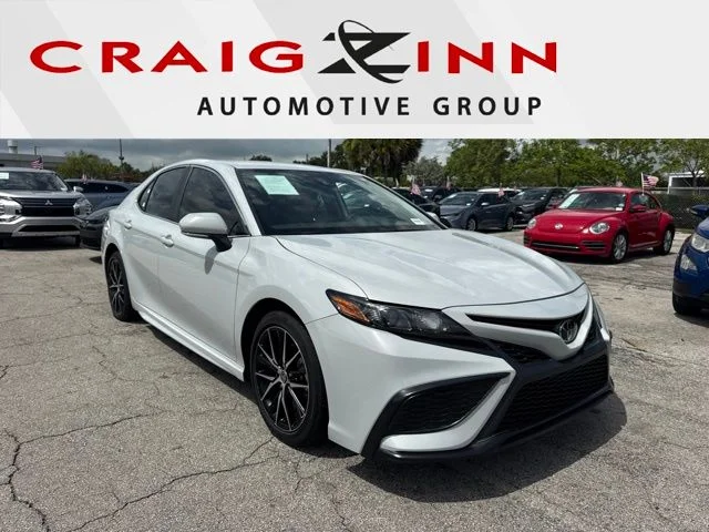 Used 2024 White Toyota SE image 1