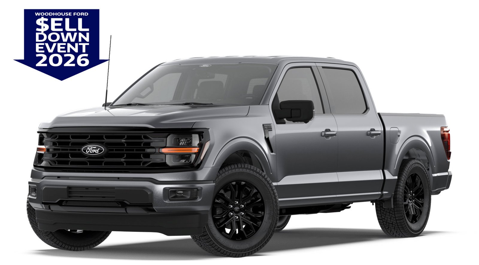 New 2026 Carbonized Gray Metallic Ford XLT image 1