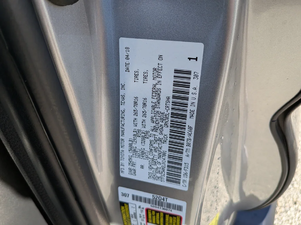 Used 2018 Silver Toyota TRD Off-Road image 35