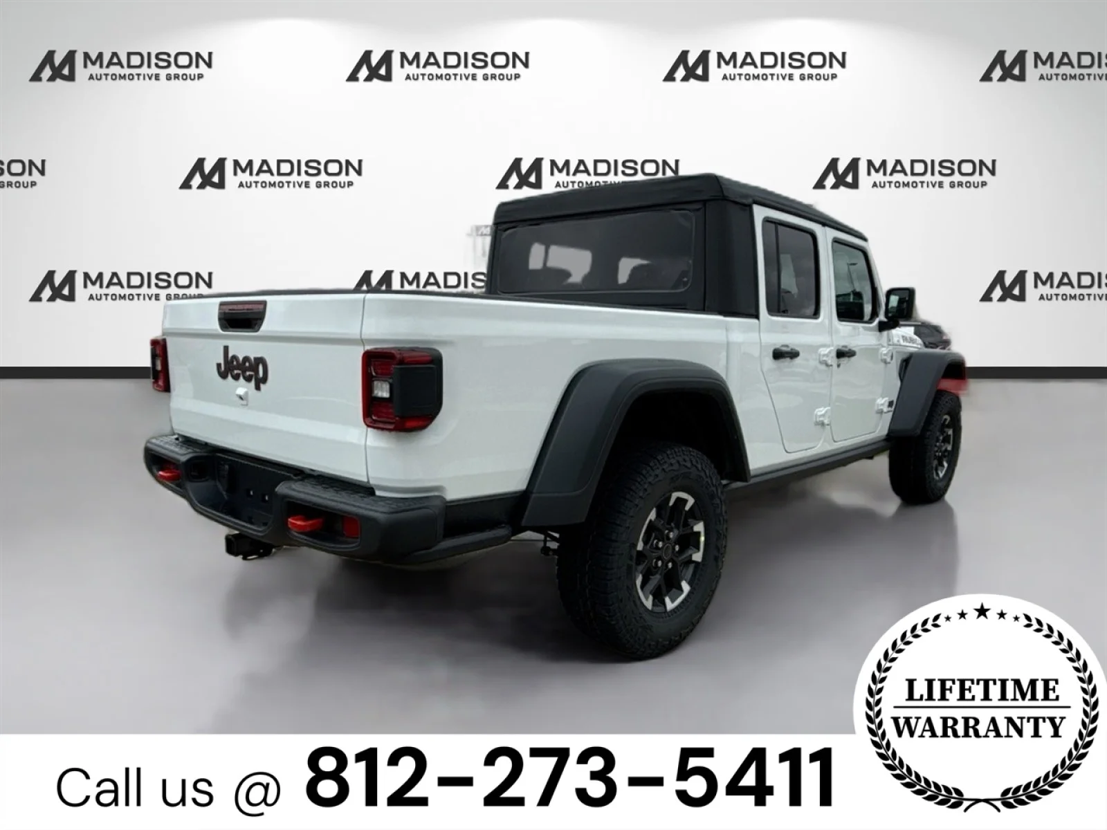 New 2025 Bright White Clearcoat Jeep Rubicon image 5