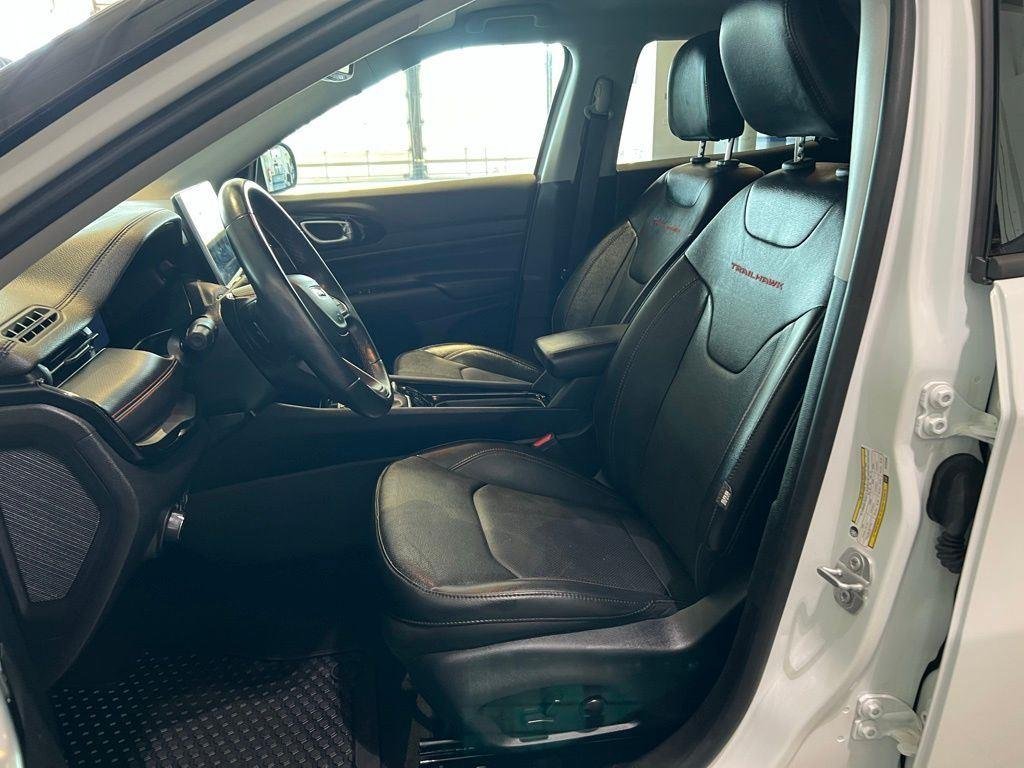 Used 2022 Bright White Clearcoat Jeep Trailhawk image 14
