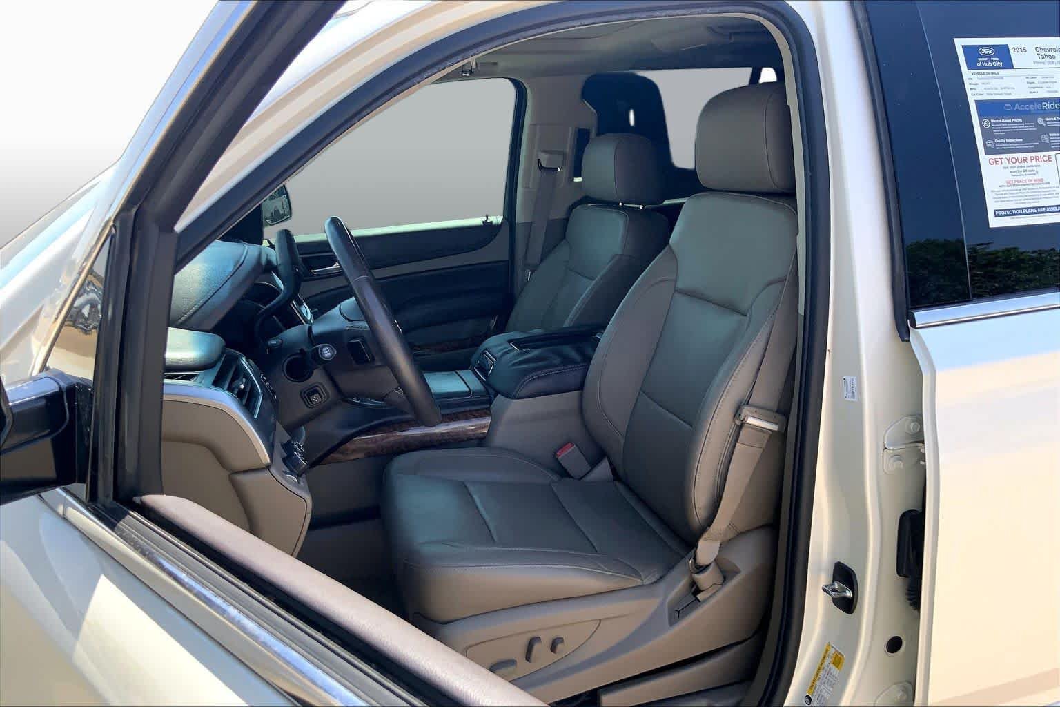 Used 2015 White Diamond Tricoat Chevrolet LTZ image 8