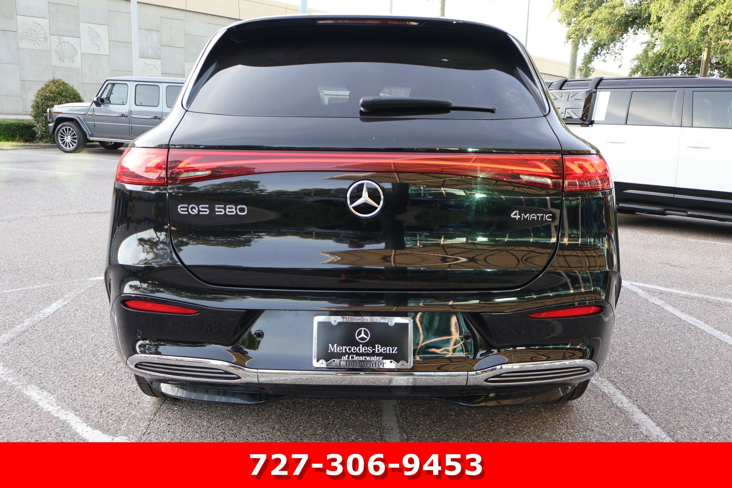Certified Used 2023 Obsidian Black Metallic Mercedes-Benz EQS 580 image 8