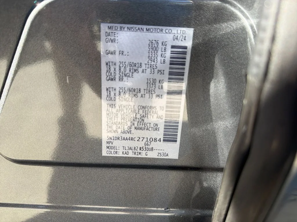 2024 Nissan Pathfinder S - Photo 37