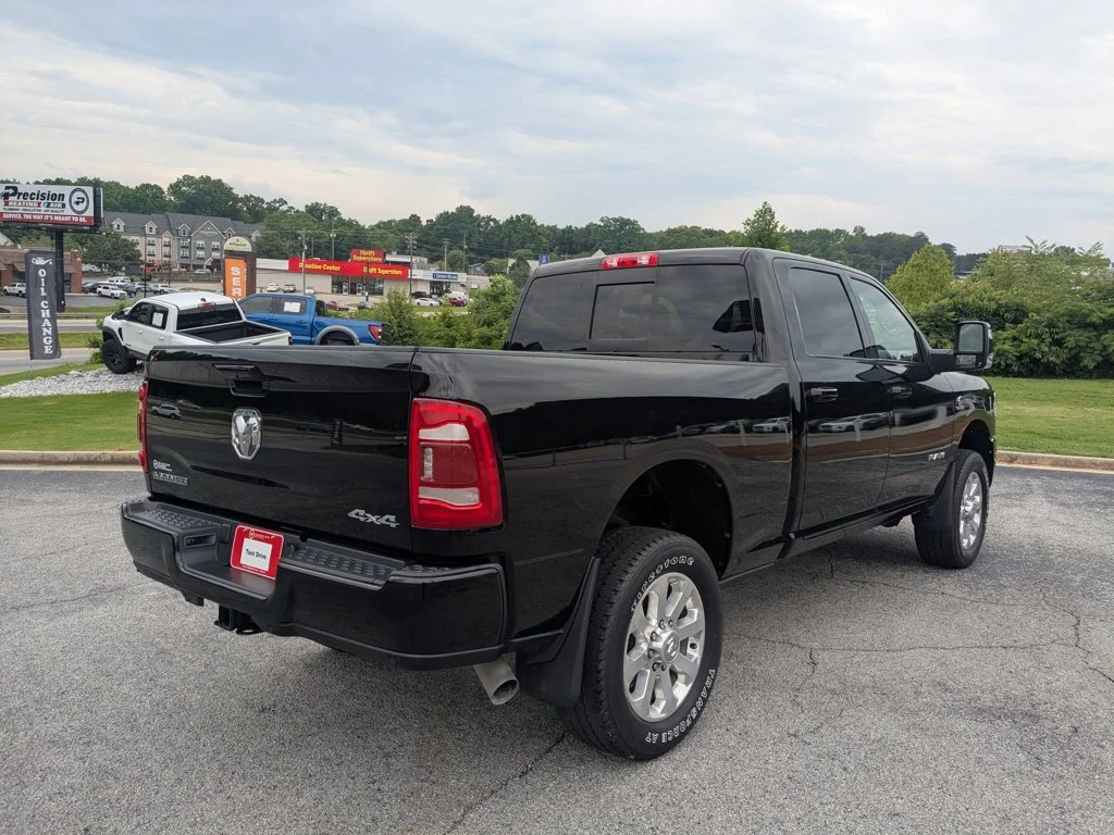 Used 2023 Diamond Black Crystal Pearlcoat Ram Laramie image 5