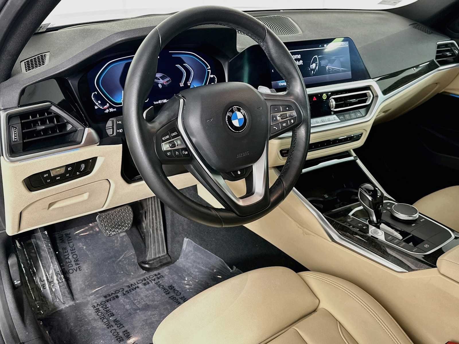Used 2021 Black Sapphire Metallic BMW 330e image 9