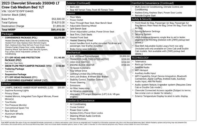 Used 2023 BLACK Chevrolet LT image 5