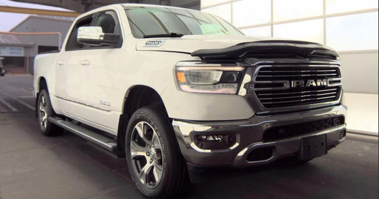 Used 2023 Ivory White Tri-Coat Pearlcoat Ram Laramie image 4