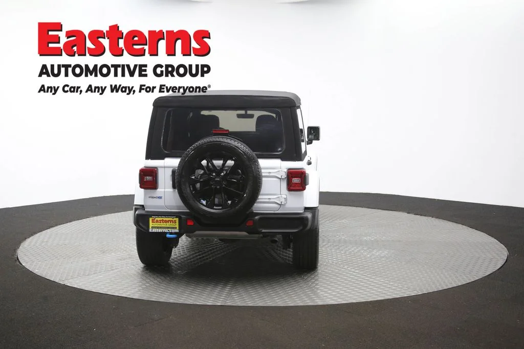 Used 2022 White Jeep Unlimited Sahara 4xe image 39