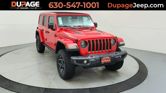 Used 2023 Red Jeep Rubicon image 1