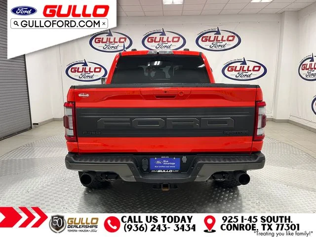 Certified Used 2023 Orange Metallic Ford Raptor image 6