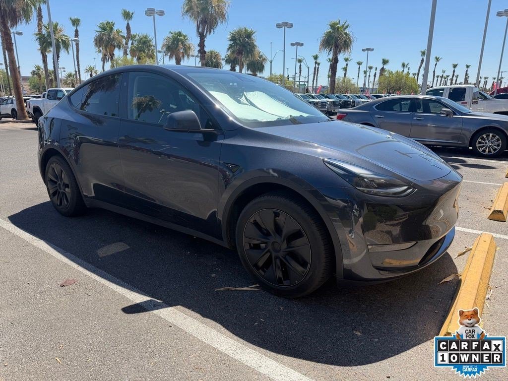 Used 2025 Tesla Model Y Long Range with VIN 7SAYGDED1SF276602 for sale in Las Vegas, NV