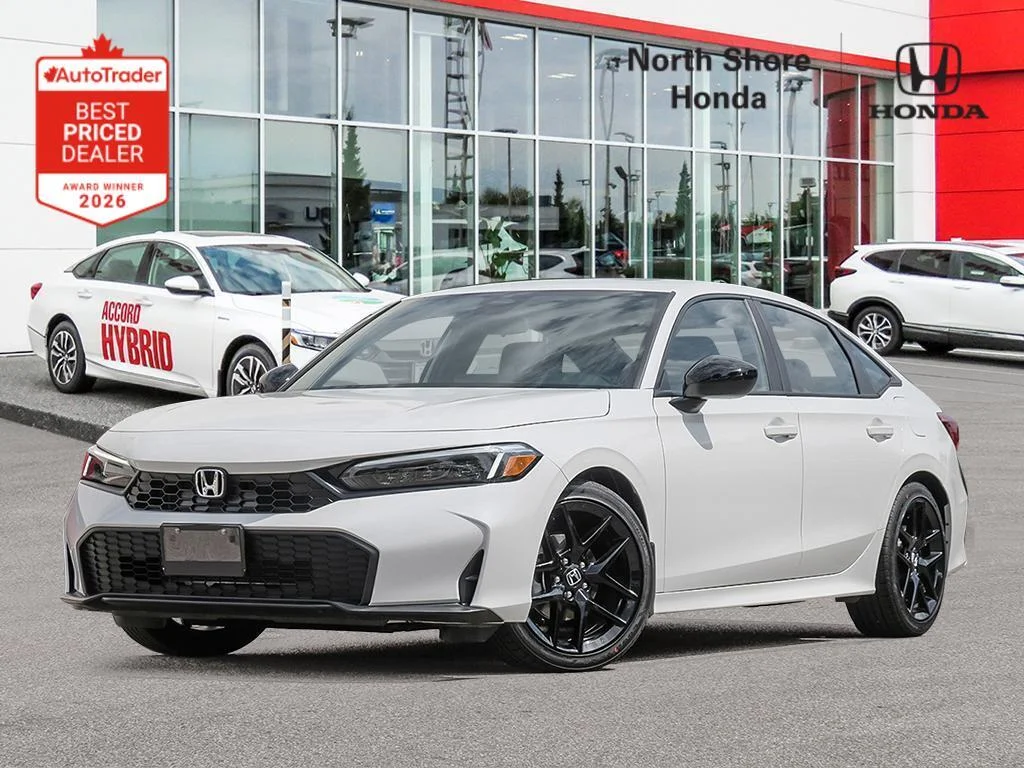 New 2026 Platinum White Pearl Honda SPORT image 1