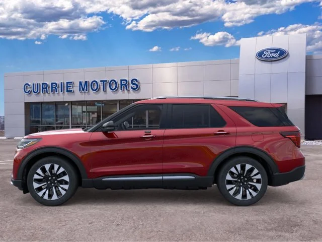 New 2026 Rapid Red Metallic Tinted Clearcoat Ford Platinum image 3