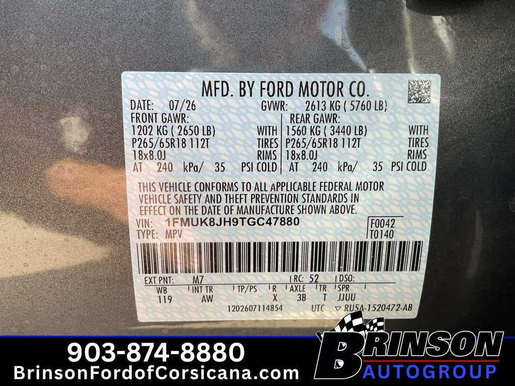 New 2026 Carbonized Gray Metallic Ford Tremor® image 19