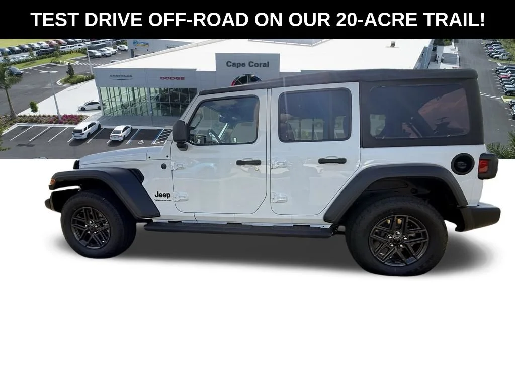 New 2026 Bright White Clear-Coat Exterior Paint Jeep Sport image 8