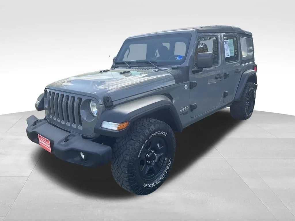 Used 2019 Gray Jeep Unlimited Sport image 9