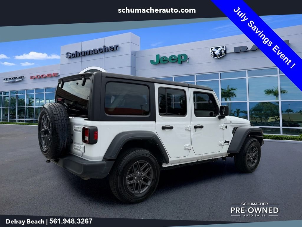 Used 2024 White Jeep Sport S image 7