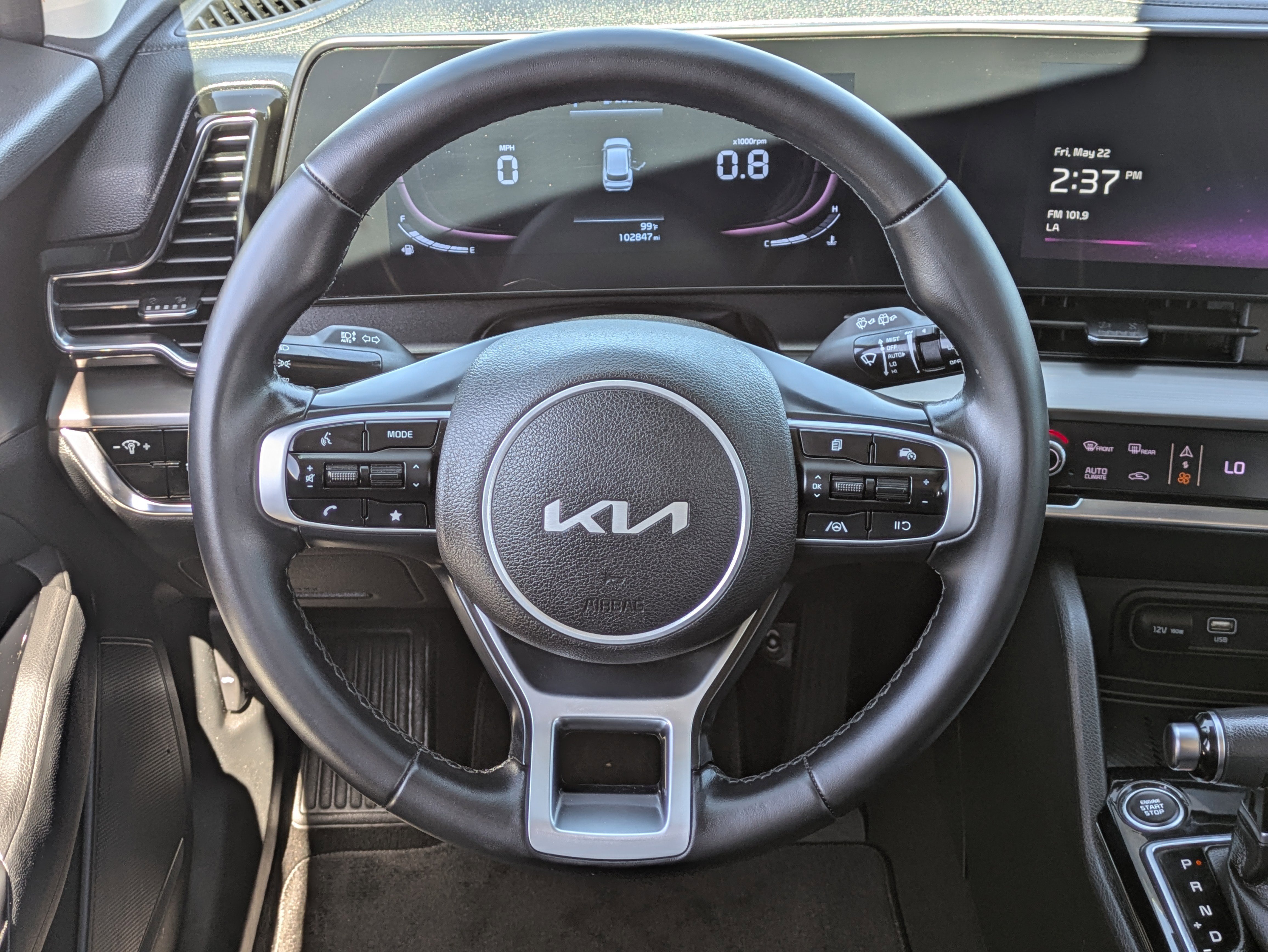 Used 2023 Glacial White Pearl Kia EX image 21