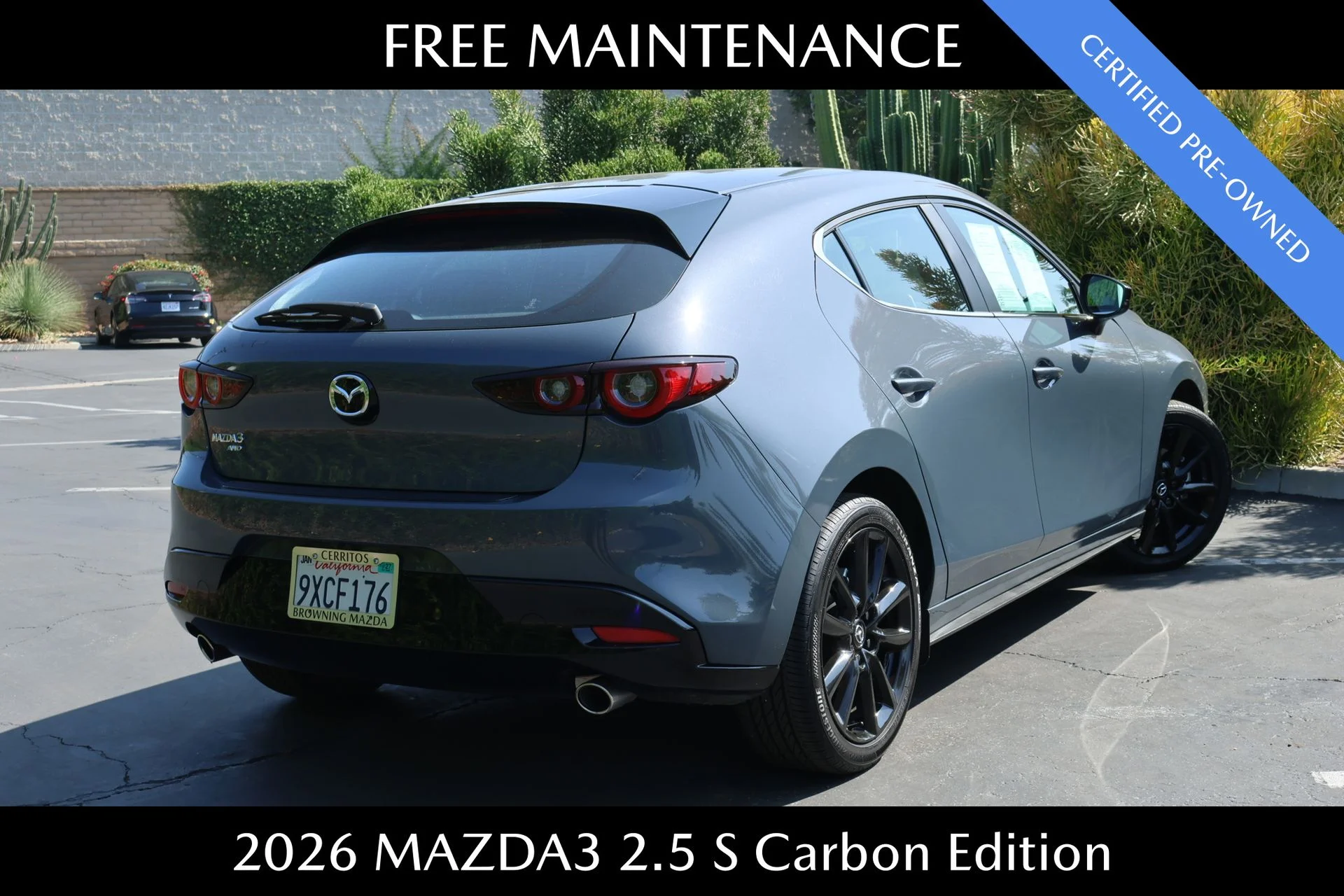 Certified Used 2026 Gray Mazda 2.5 S Carbon Edition image 2