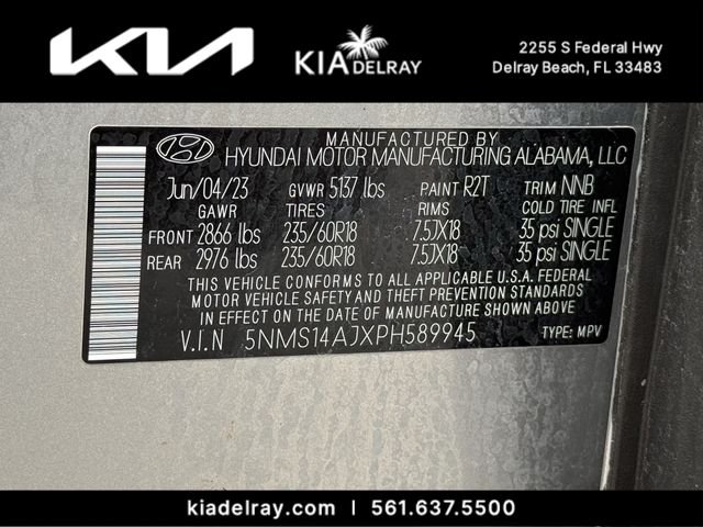Used 2023 Silver Hyundai SE image 30