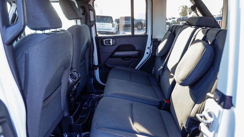 Used 2024 Bright White Clearcoat Jeep Sahara 4xe image 23