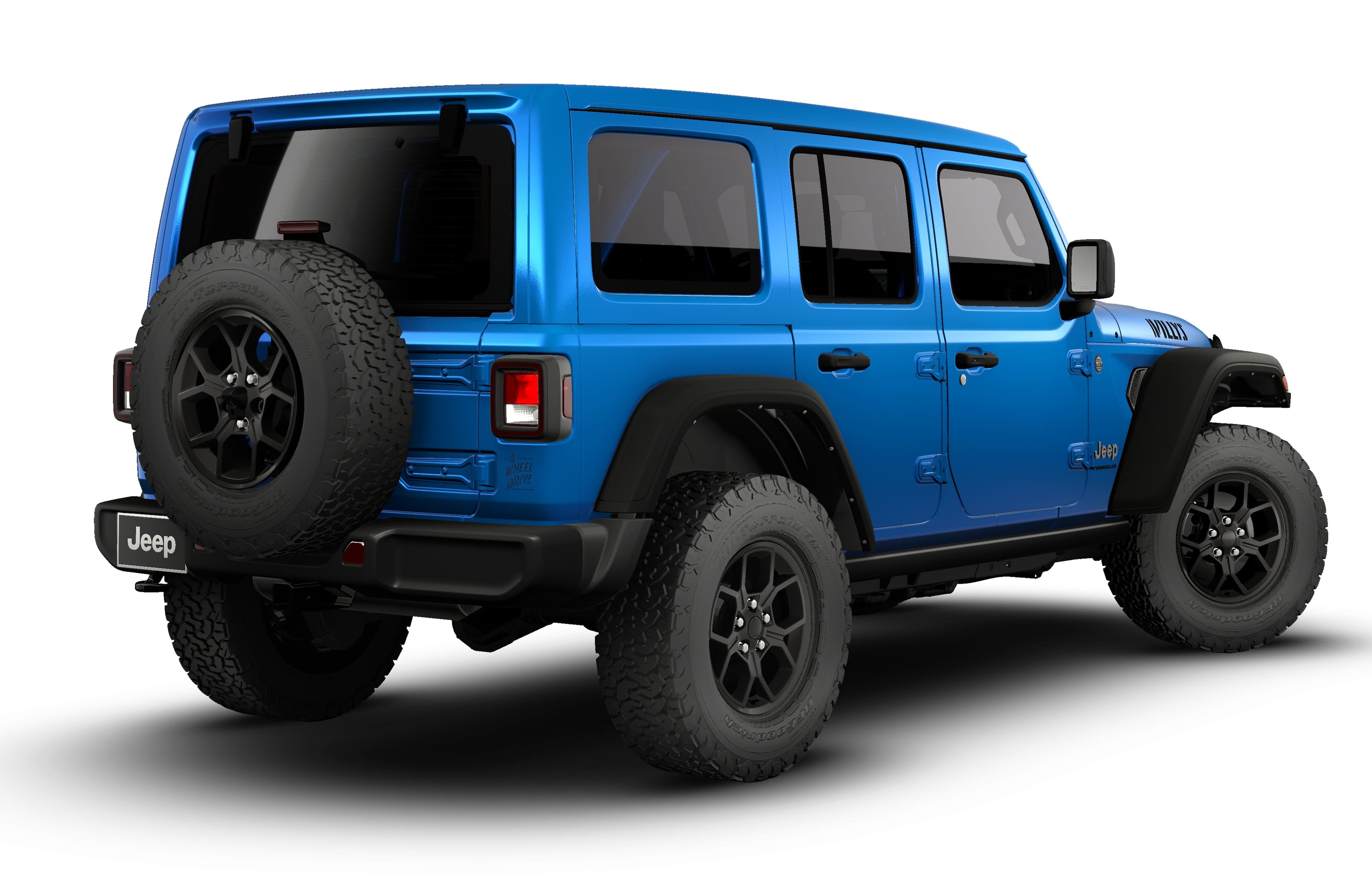 New 2026 Hydro Blue Pearl-Coat Exterior Paint Jeep Willys image 14
