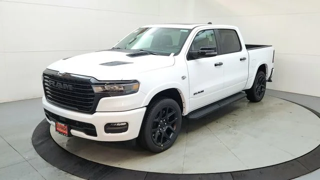 New 2026 Bright White Clear-Coat Exterior Paint RAM Laramie image 3
