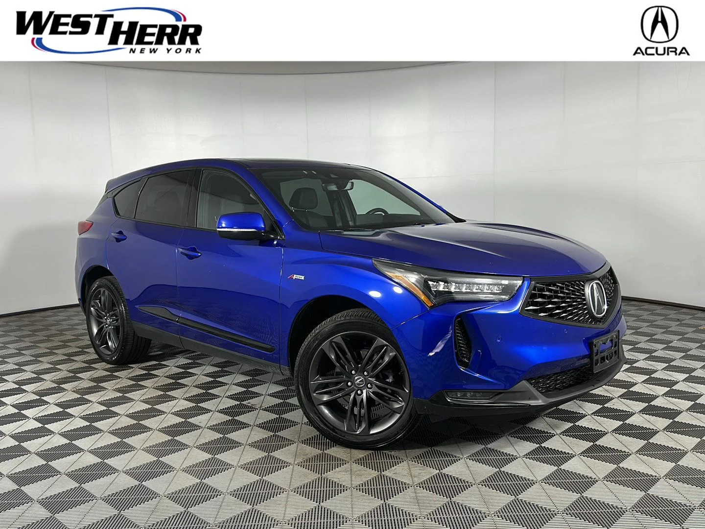 Used 2024 Apex Blue Pearl Acura SH-AWD A-SPEC image 1