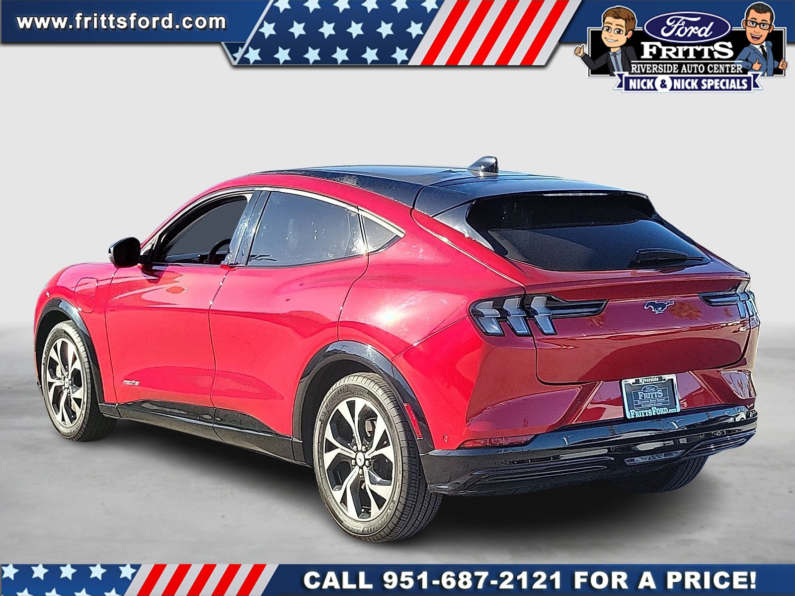 Certified Used 2023 Red Metallic Ford Premium image 3