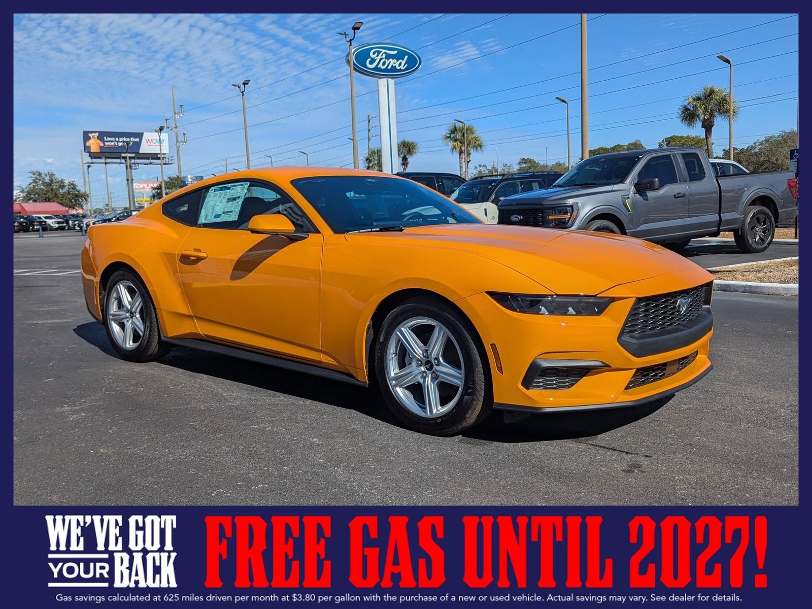 New 2026 Orange Fury Metallic Tri-coat Ford EcoBoost image 2