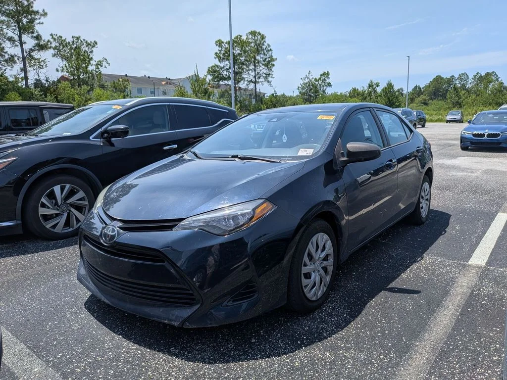 Used 2018 Blue Toyota LE image 1