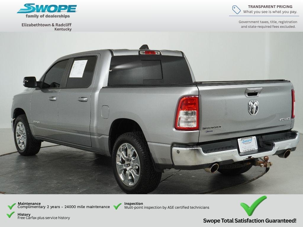 Used 2021 Billet Silver Metallic Clearcoat Ram Big Horn image 5