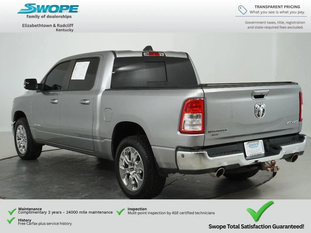Certified Used 2021 Billet Silver Metallic Clearcoat Ram Big Horn image 5