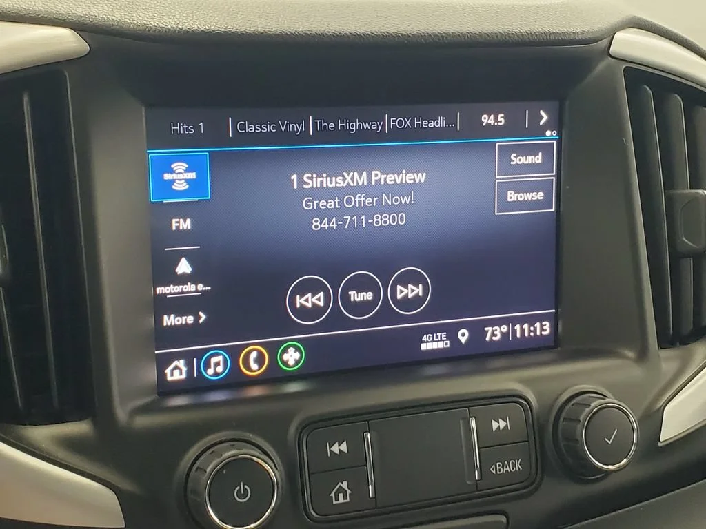 Used 2020 BLUE EMERALD METALLIC GMC SLT image 14