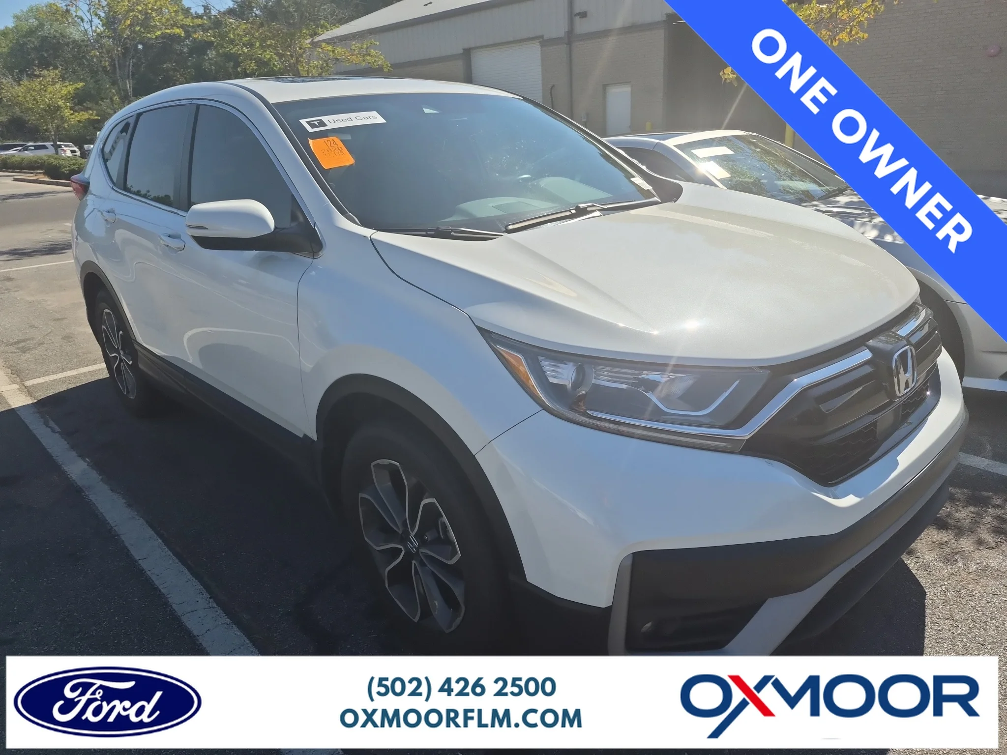 Used 2020 Platinum White Pearl Honda EX-L image 1