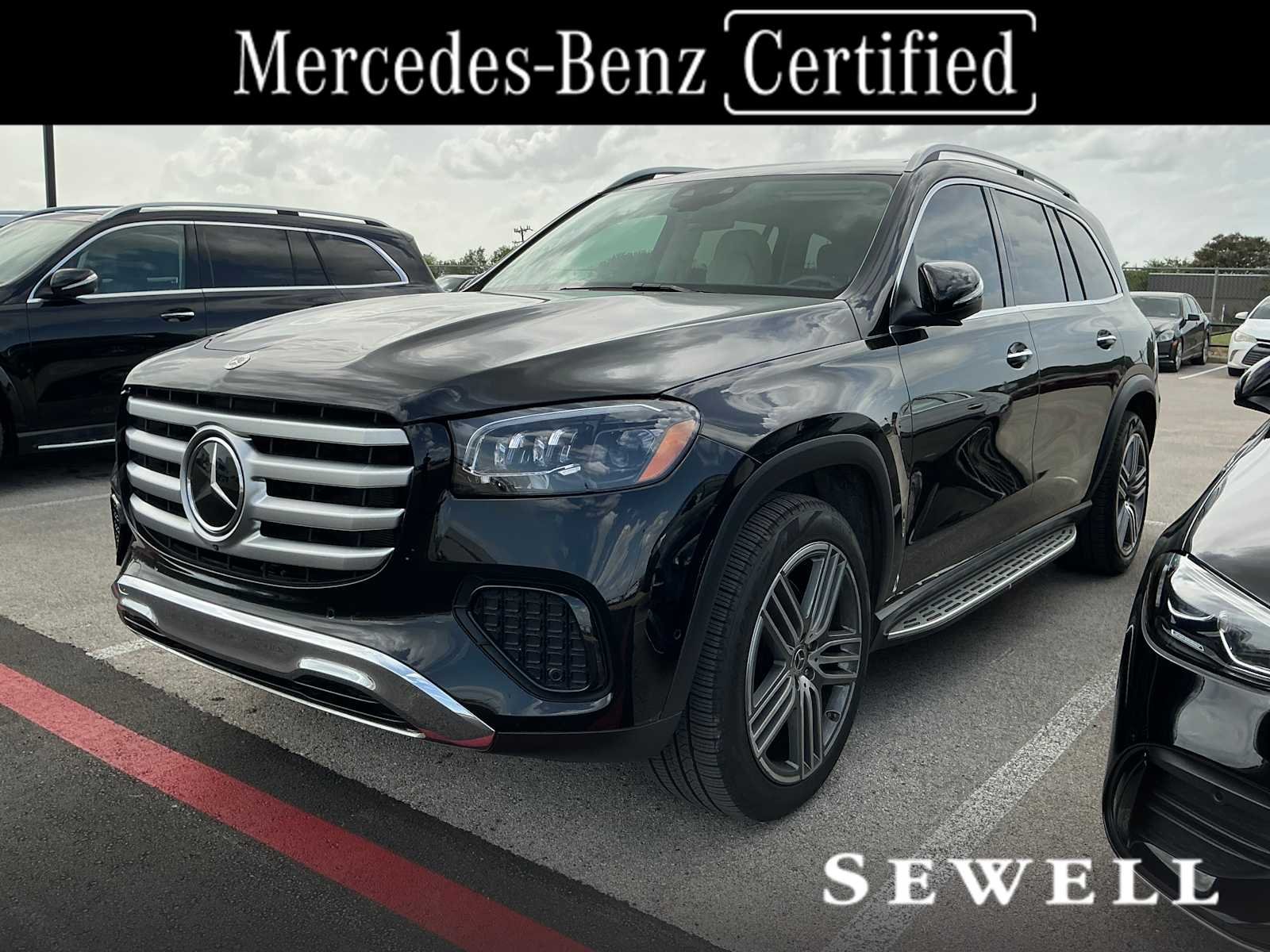 Certified Used 2025 Black Mercedes-Benz GLS 450 image 1