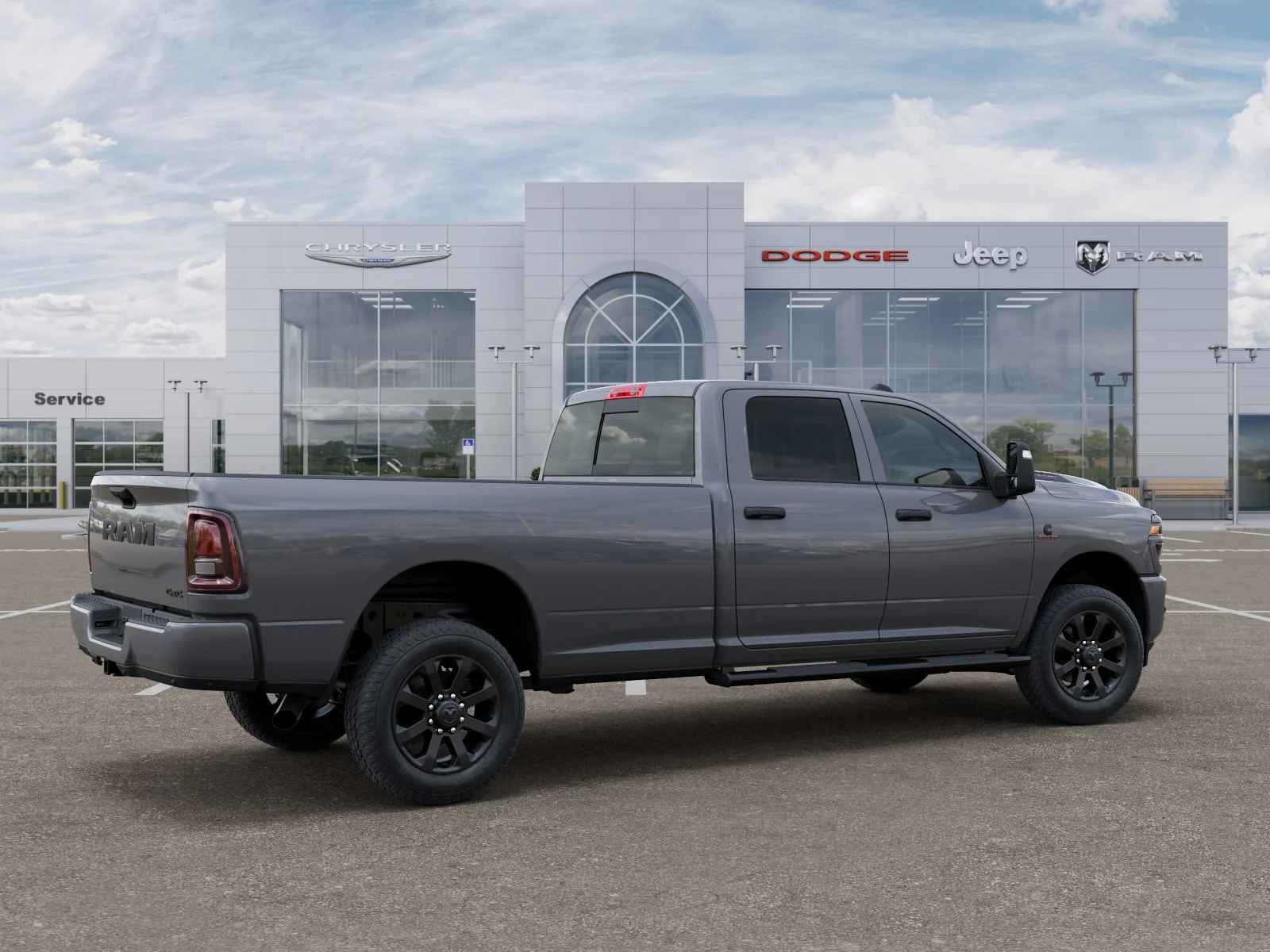 New 2026 Ceramic Gray Clear-Coat Exterior Paint RAM Tradesman image 4