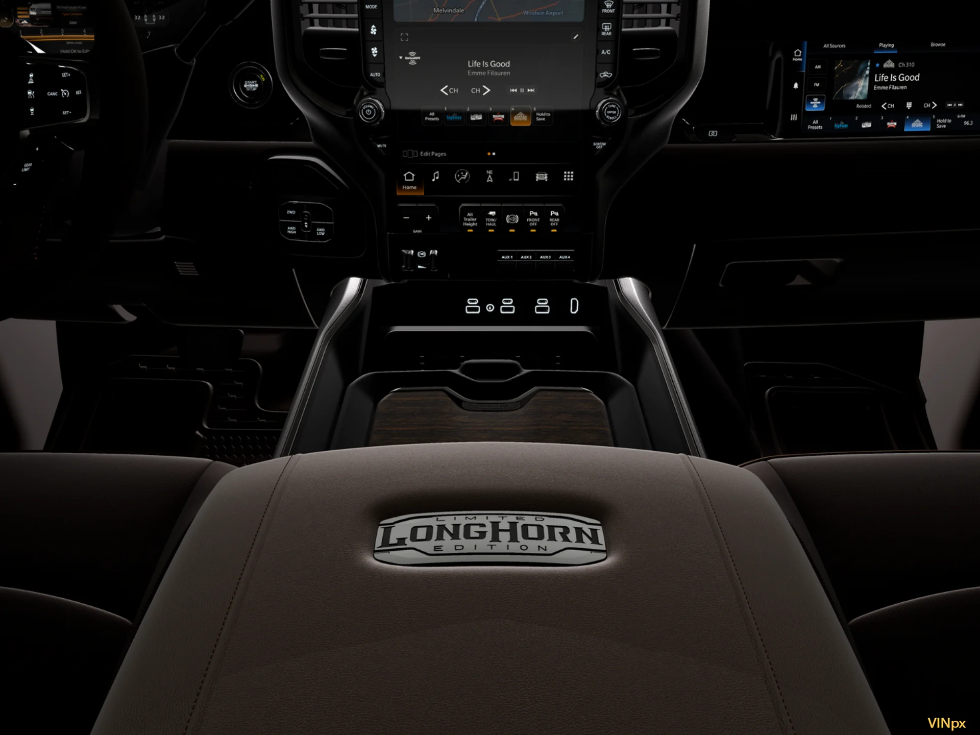 New 2026 Diamond Black Crystal Pearl-Coat Exterior Paint RAM Longhorn image 10