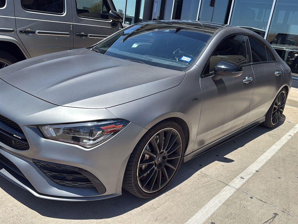Used 2023 MANUFAKTUR Mountain Grey Magno Mercedes-Benz AMG® CLA 35 image 2
