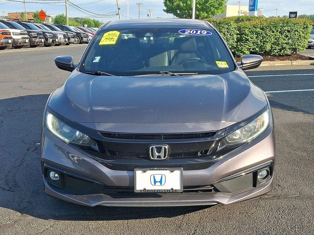 Certified 2019 Honda Civic Sport with VIN 2HGFC2F87KH523445 for sale in Washington Township, NJ