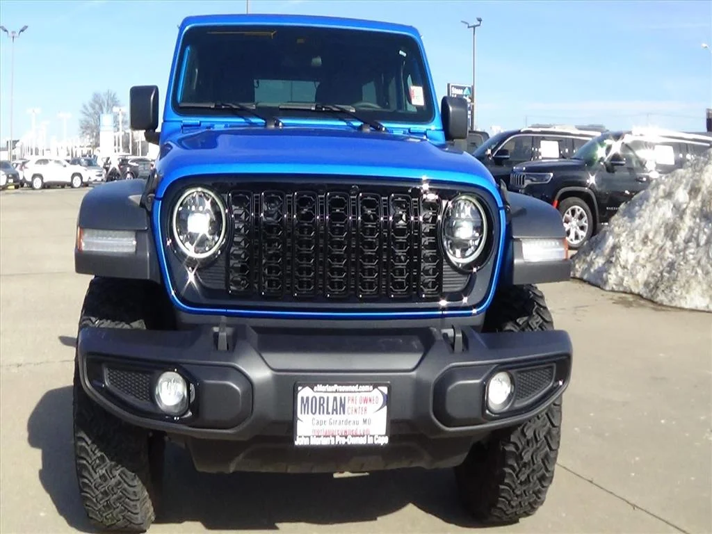 Used 2024 Hydro Blue Pearl Coat (pbj) Jeep Willys image 3